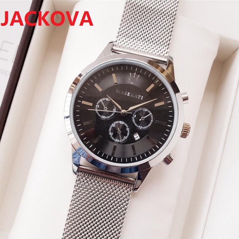 factory quality montre de luxe quartz Watches men Full Stainless steel mesh Classic Wristwatches reloj de lujo all sub dials not working, As pic
factory quality montre de luxe quartz Watches men Full Stainless steel mesh Classic Wristwatches reloj de lujo all sub dials not working, As pic