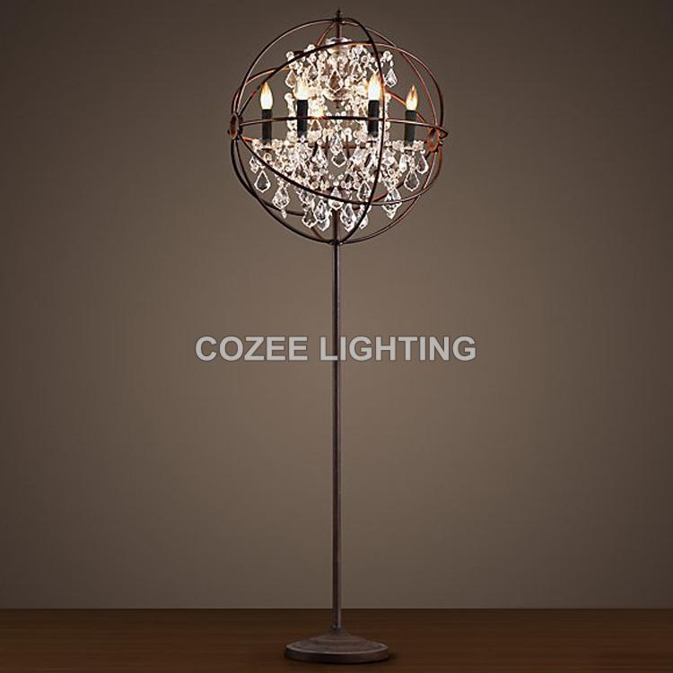 Floor Lamps Vintage Crystal Lamp Standing Lighting LED Orb Cristal Light Indoor Home Restaurant Living And Dining Room
Floor Lamps Vintage Crystal Lamp Standing Lighting LED Orb Cristal Light Indoor Home Restaurant Living And Dining Room