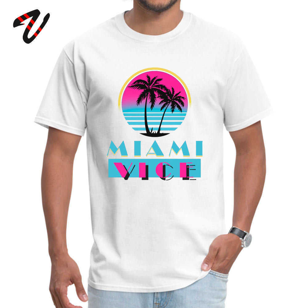 Miami Vice Round Collar T-Shirt Labor Day Custom Tops T Hate Sleeve est Milan black Clothing Men 210629