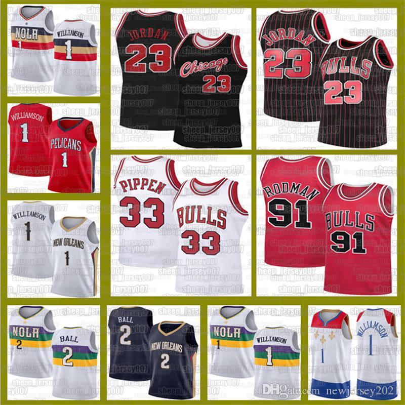 Zion 1 Williamson Pelicans Chicago 23 Michael Scottie 33 Pippen Dennis 91 Rodman Jersey Lonzo 2 Ball Retro Bull Basketball, Black;red
Zion 1 Williamson Pelicans Chicago 23 Michael Scottie 33 Pippen Dennis 91 Rodman Jersey Lonzo 2 Ball Retro Bull Basketball, Black;red