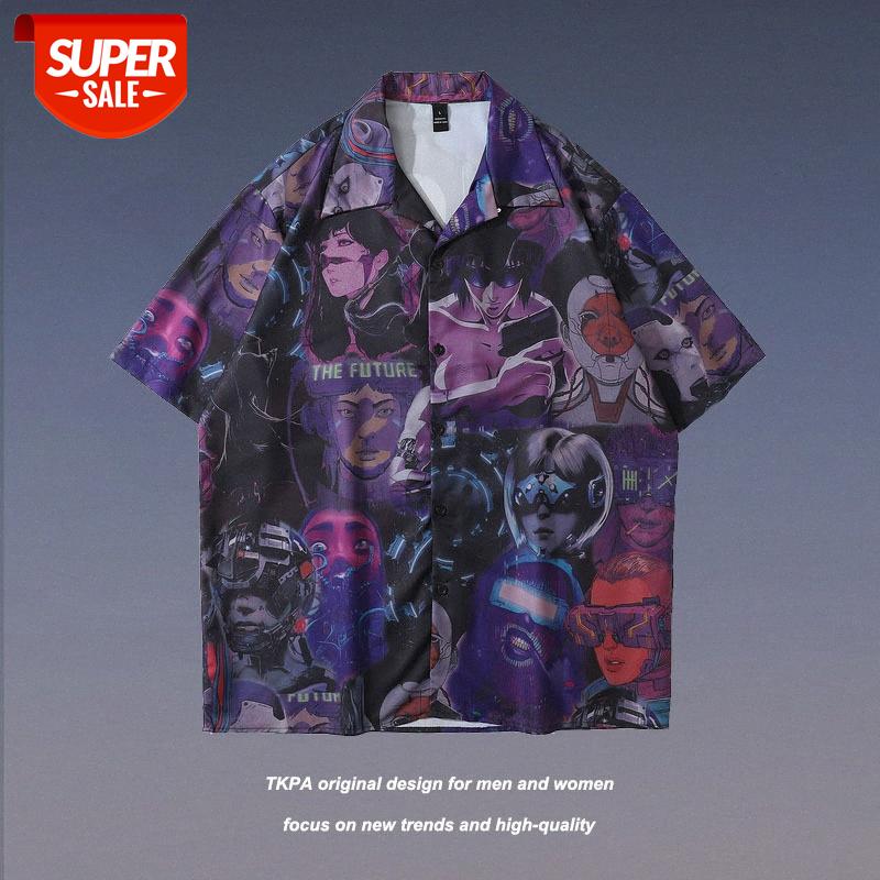 TKPA Japanese hip-hop vintage shirt male loose couple suit personality half-sleeved jacket #uJ0Y, White;black
TKPA Japanese hip-hop vintage shirt male loose couple suit personality half-sleeved jacket #uJ0Y, White;black