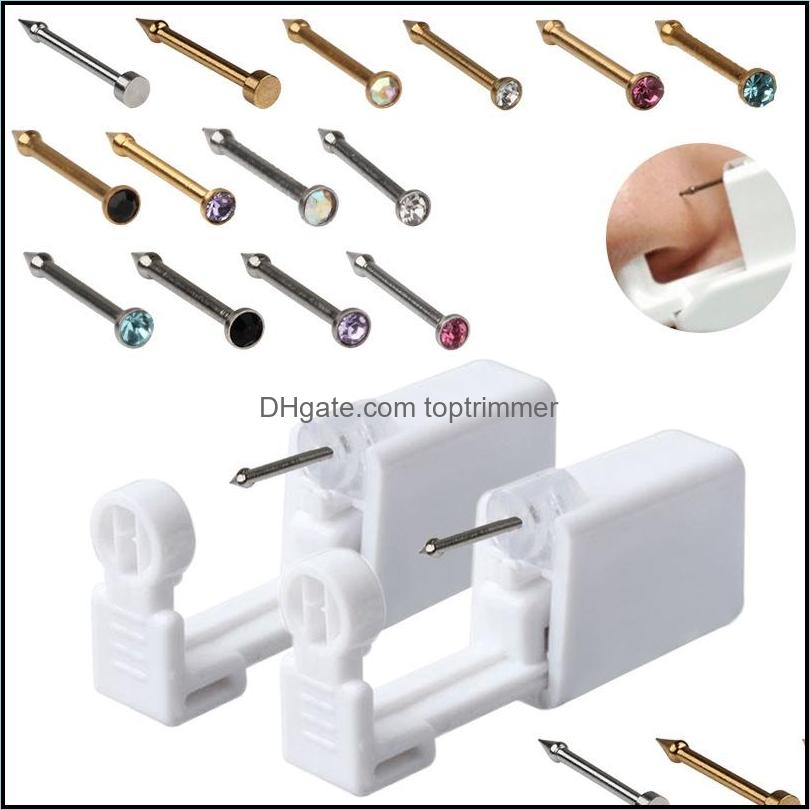 Kits Tattoos Art Health & Beauty1 Pcs Individual Package Disposable Safe Sterile Piercing Unit For Gem Nose Studs Puncture Gun Piercer Tool
Kits Tattoos Art Health & Beauty1 Pcs Individual Package Disposable Safe Sterile Piercing Unit For Gem Nose Studs Puncture Gun Piercer Tool