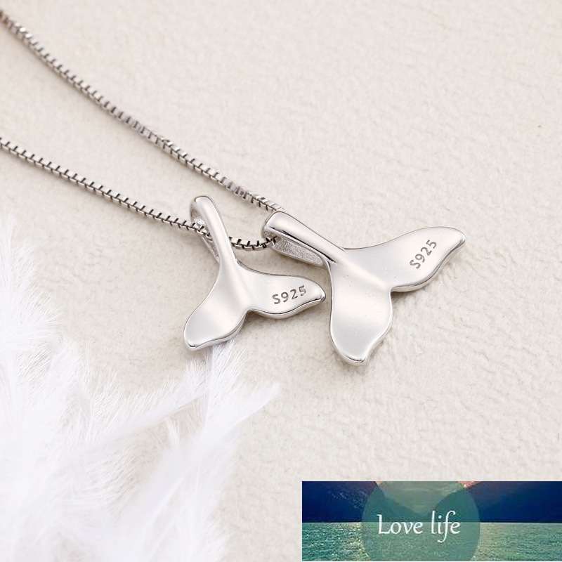 100% 925 Sterling Silver Double Whale Tail Necklaces & Pendants For Women Flyleaf Creative Lady Fashion Jewelry
100% 925 Sterling Silver Double Whale Tail Necklaces & Pendants For Women Flyleaf Creative Lady Fashion Jewelry