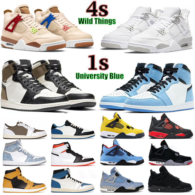 4s mens basketball shoes Wild Things Veterans Day Red Thunder White Oreo Bred 1s Reverse Mocha Military Blue Pollen Seafoam men women trainers outdoor sneakers
4s mens basketball shoes Wild Things Veterans Day Red Thunder White Oreo Bred 1s Reverse Mocha Military Blue Pollen Seafoam men women trainers outdoor sneakers