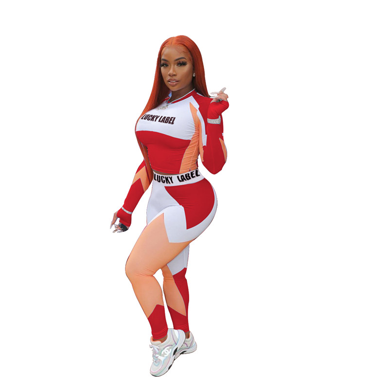 Lucky Label Women Tracksuits Fall Winter Clothing Pullover Shirt Hoodie+pants Two Piece Set Plus Size 2X Long Sleeve Outfits Casual jogger suits sport