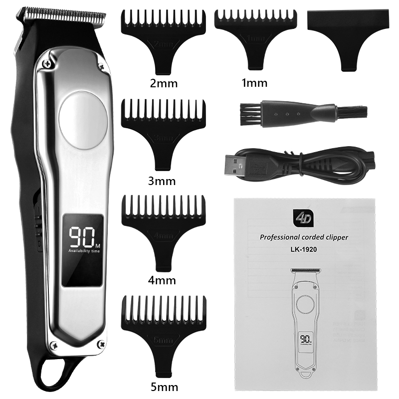 Professional Barber Hair Clipper Rechargeable Electric T-Outliner Cutting Machine Beard Trimmer Shaver Razor for Men Cutter
Professional Barber Hair Clipper Rechargeable Electric T-Outliner Cutting Machine Beard Trimmer Shaver Razor for Men Cutter