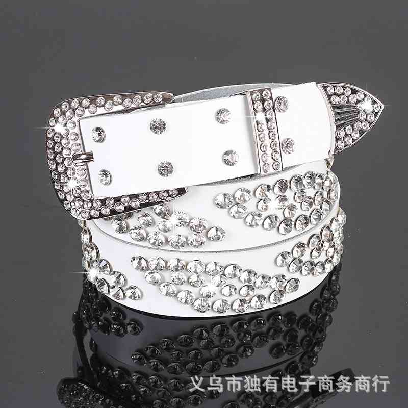 Designer belts 2023 Fashion with crystal leather water diamond women's belt buckle factory outlet
Designer belts 2023 Fashion with crystal leather water diamond women's belt buckle factory outlet