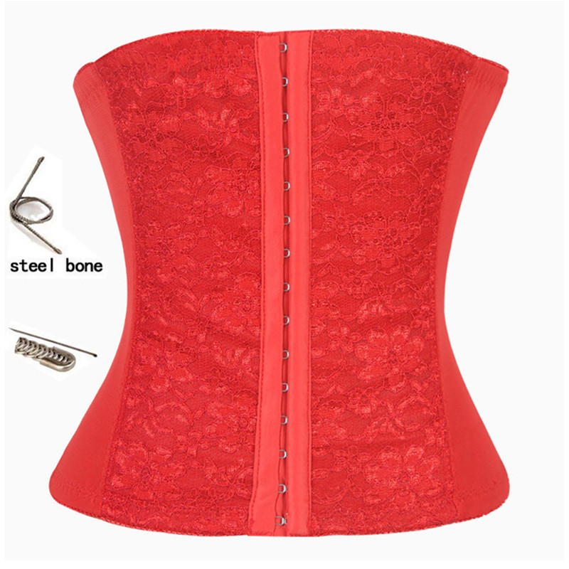 Woman Bustiers Steel Boned Women Body Waist Trainer Shapers Belt Fitness Red Black Plus size Lace Corsets and Bustiers Beige, As shown
Woman Bustiers Steel Boned Women Body Waist Trainer Shapers Belt Fitness Red Black Plus size Lace Corsets and Bustiers Beige, As shown