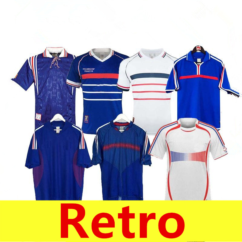 1998 Retro version FRANCE soccer jersey 96 98 02 04 06 ZIDANE HENRY MAILLOT DE FOOT shirt 2000 Home Trezeguet football uniform, Black;yellow
1998 Retro version FRANCE soccer jersey 96 98 02 04 06 ZIDANE HENRY MAILLOT DE FOOT shirt 2000 Home Trezeguet football uniform, Black;yellow