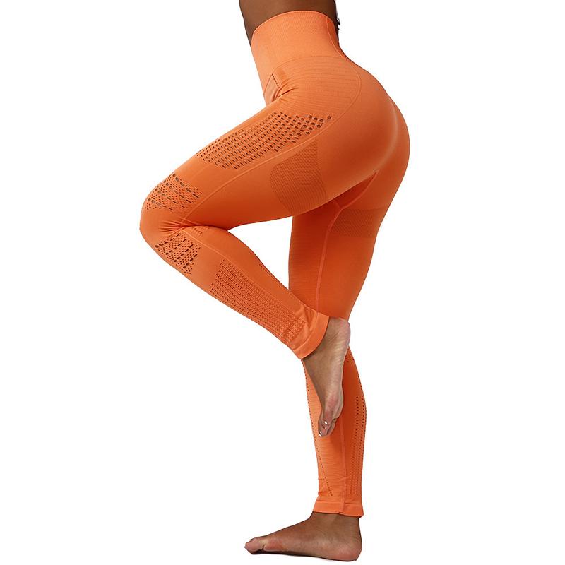 Yoga Outfit Orange Hollow Out Pants Stretchy Black Gym Sport Leggings Women Fitness High Waist Tights Casual Trousers
Yoga Outfit Orange Hollow Out Pants Stretchy Black Gym Sport Leggings Women Fitness High Waist Tights Casual Trousers