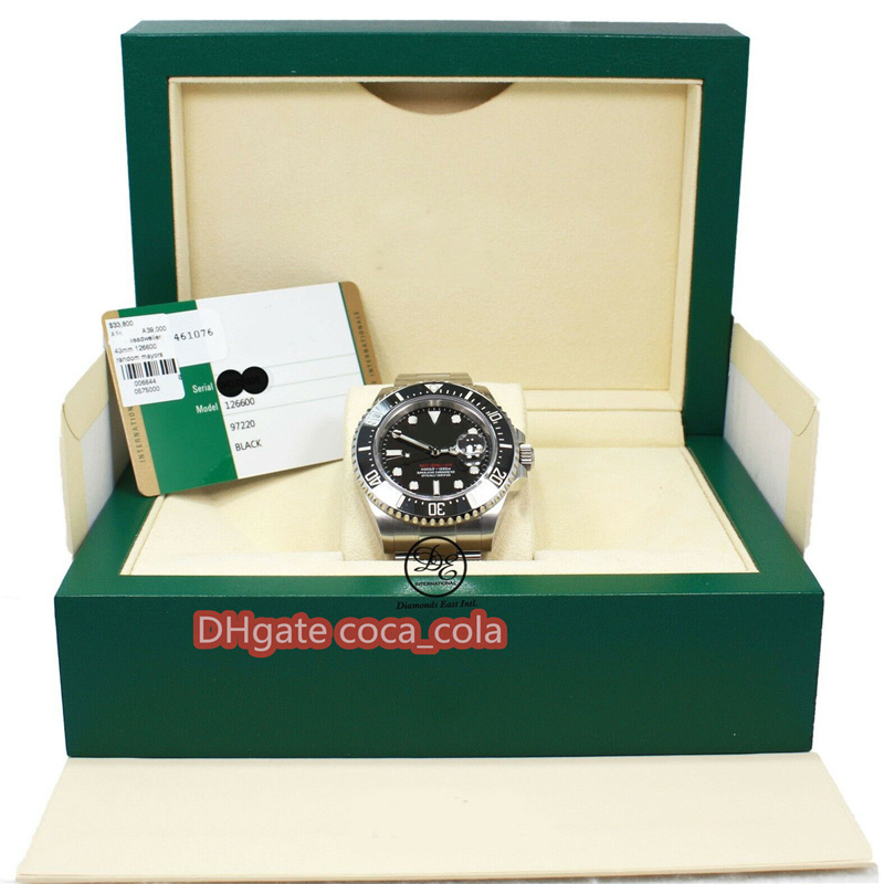 Luxury BB NEW Factory 2813 Automatic movement Sea-Dweller Red 43mm 126600 Steel Diver Watch Ceramic Bezel B/Papers MINT Men's WatchES B51
Luxury BB NEW Factory 2813 Automatic movement Sea-Dweller Red 43mm 126600 Steel Diver Watch Ceramic Bezel B/Papers MINT Men's WatchES B51