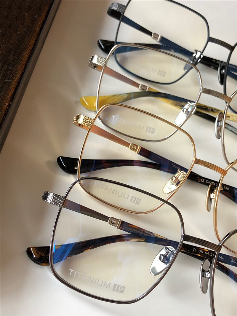 Vintage eyewear design 8024 optical glasses square titanium frame Japanese style simple and versatile top quality with box can do prescription lenses