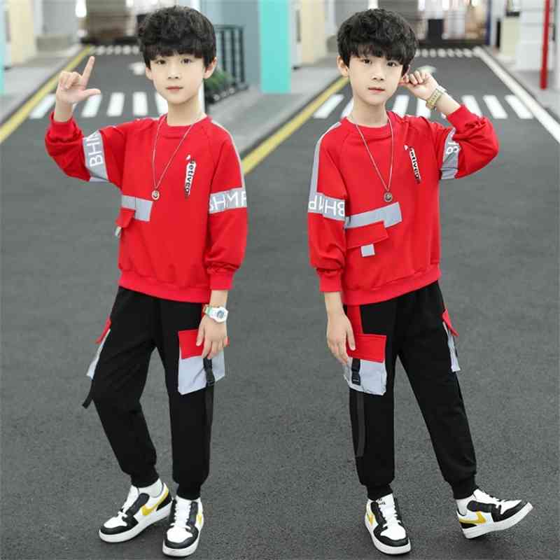 Boys' suit spring and 2021 new 8 middle school children's sweater T-shirt long sleeve sweatpants 6 boys' treasure autumn dress
Boys' suit spring and 2021 new 8 middle school children's sweater T-shirt long sleeve sweatpants 6 boys' treasure autumn dress