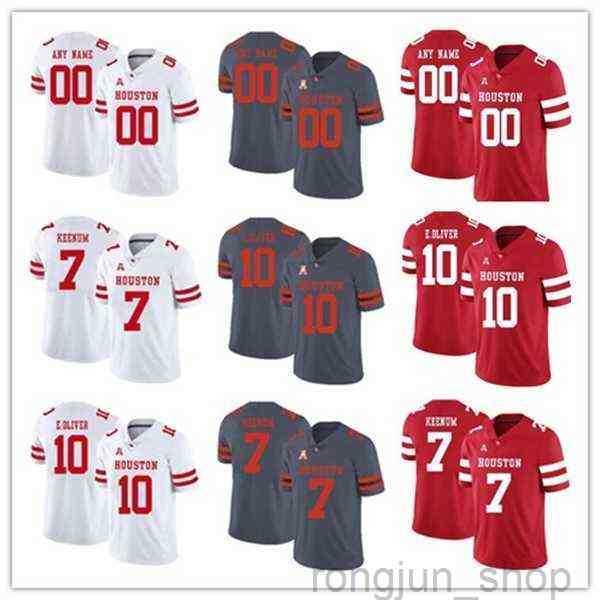 Custom NCAA Houston Cougars College Football Any Number Name Red White Gray #7 Case Keenum 10 Ed Oliver 4 D'Eriq King UH Jersey Stitched
Custom NCAA Houston Cougars College Football Any Number Name Red White Gray #7 Case Keenum 10 Ed Oliver 4 D'Eriq King UH Jersey Stitched