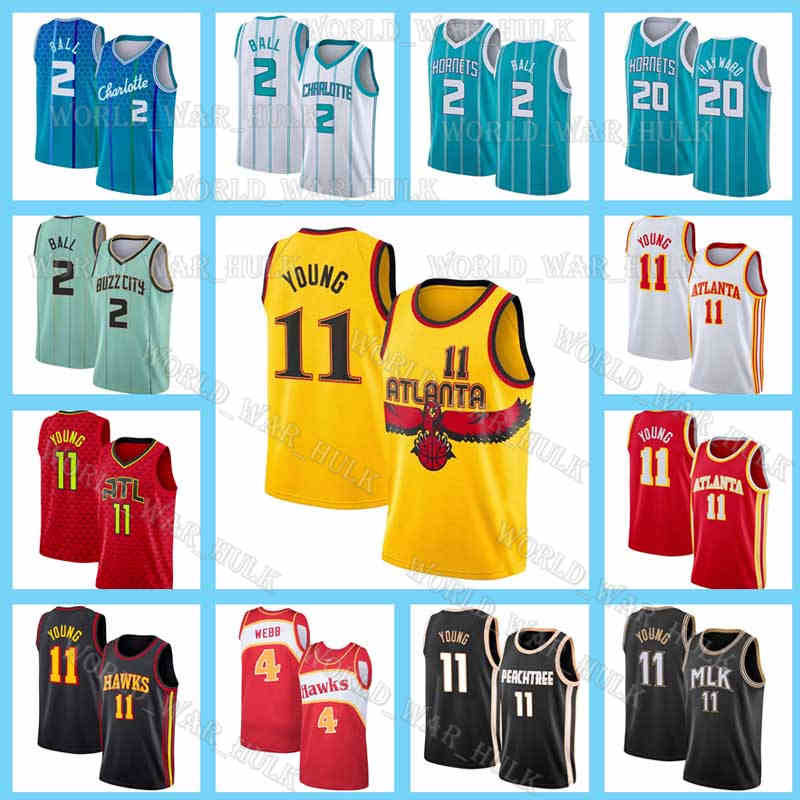 Trae 11 Young Jersey LaMelo 2 Ball Hawk Basketball Jerseys Atlantas Hornet 75th Charlottes Men edition Anniversary Red Blue Yellow Gordon 20 Hayward City Spud 4 Webb
Trae 11 Young Jersey LaMelo 2 Ball Hawk Basketball Jerseys Atlantas Hornet 75th Charlottes Men edition Anniversary Red Blue Yellow Gordon 20 Hayward City Spud 4 Webb