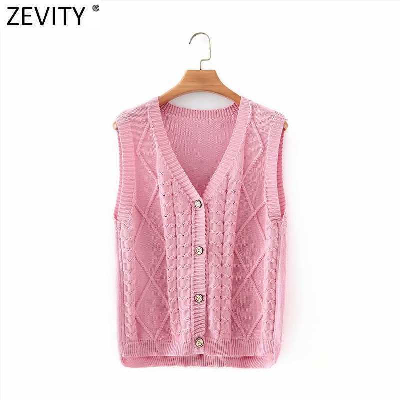 Zevity Women V Neck Candy Color Twist Crochet Knitting Vest Sweater Femme Chic Sweet Breasted Waistcoat Cardigans Tops S618 210603, Fxjc s618y
Zevity Women V Neck Candy Color Twist Crochet Knitting Vest Sweater Femme Chic Sweet Breasted Waistcoat Cardigans Tops S618 210603, Fxjc s618y