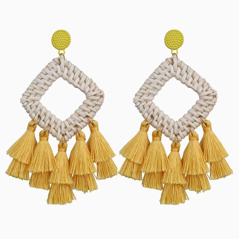 Dangle & Chandelier Ltumbe Fringe Square Earrings For Women Straw Weave Rattan Braid Tassel Fashion Statement Bohemian Jewelry
Dangle & Chandelier Ltumbe Fringe Square Earrings For Women Straw Weave Rattan Braid Tassel Fashion Statement Bohemian Jewelry