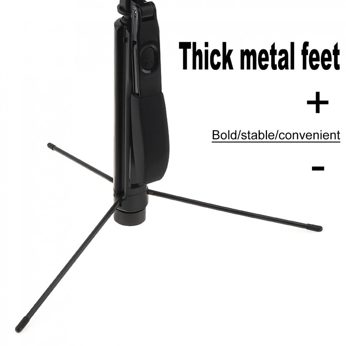 Portable Integrated Selfie Stick Tripod Live Stabilizer with Adjustable Fill Light Mobile Phone Bracket Remote Control