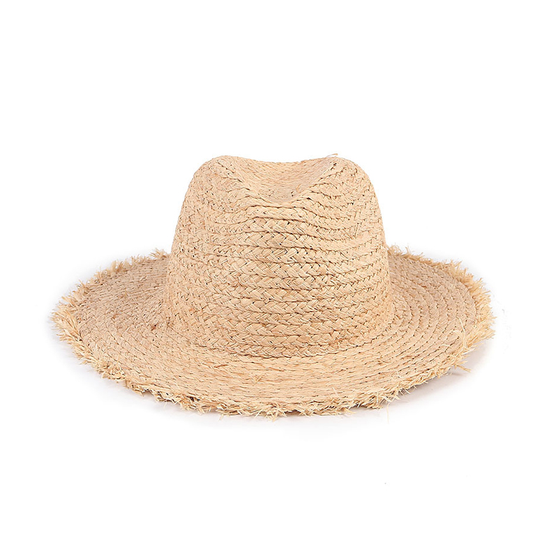 2021 Jazz Raffia Straw Hats Summer Women's Beach Cap Protection Visor Wide Brim Panama Floppy Sun hat