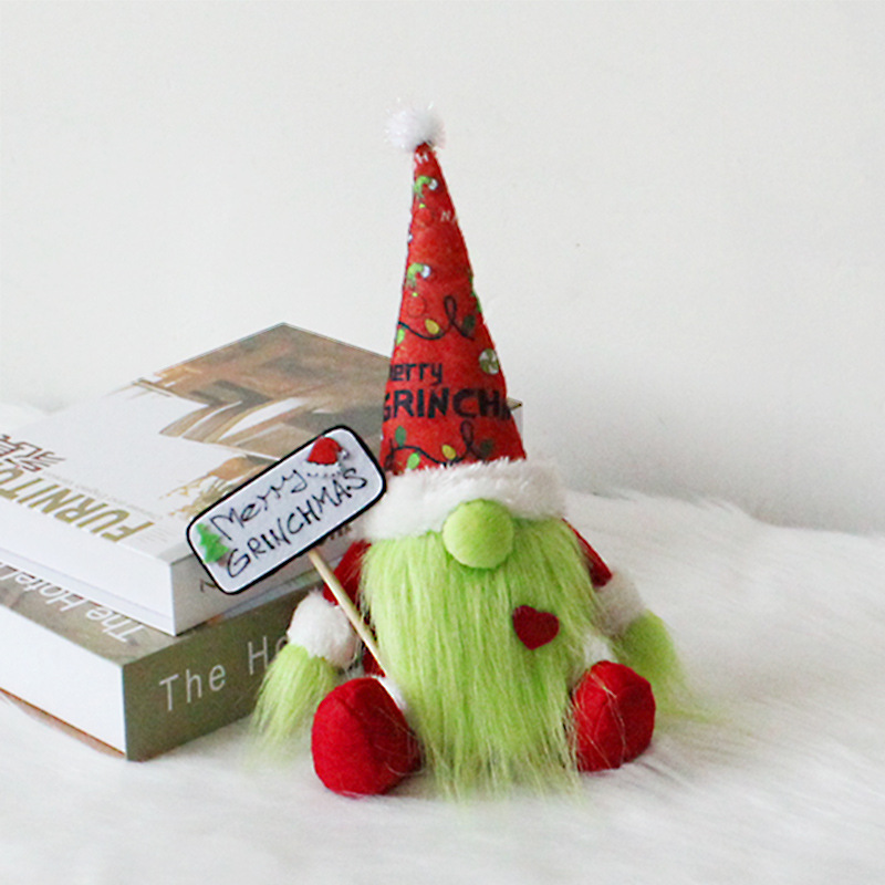 DHL Grinch Christmas Plush Toy Animals Rudolph faceless doll standing pose dolls home shopping mall window decoration
DHL Grinch Christmas Plush Toy Animals Rudolph faceless doll standing pose dolls home shopping mall window decoration