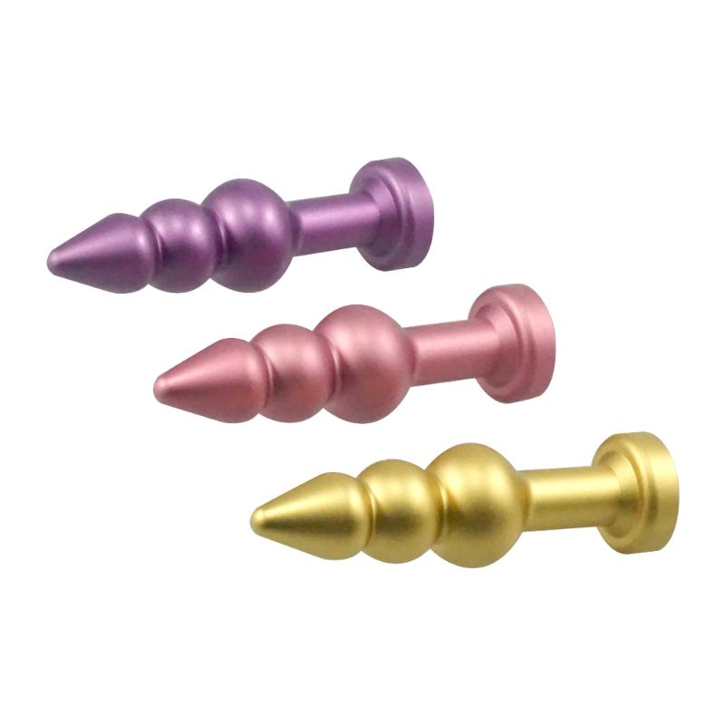 Sex Toys For Couples Length 106mm Colorful Metal Beads Anal BuPlug Jewel Fetish Bum Insert Women Men Adult Product