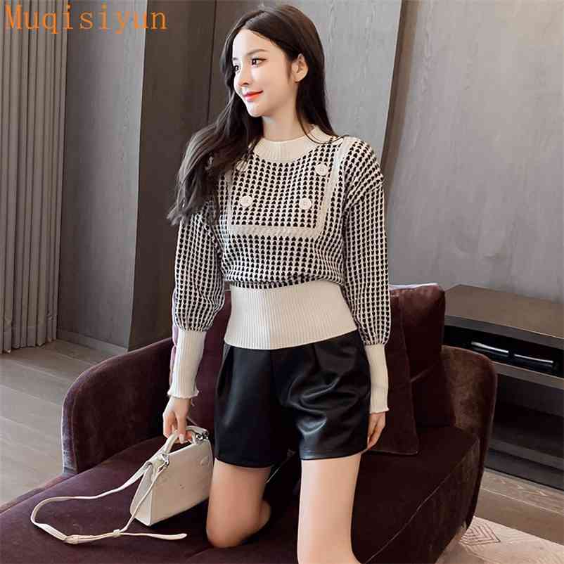 Women' sweaters Autumn Winter Long Sleeves O Neck Fashion Knitted Tops Female Pullover Sweater S219 210519, Black
Women' sweaters Autumn Winter Long Sleeves O Neck Fashion Knitted Tops Female Pullover Sweater S219 210519, Black