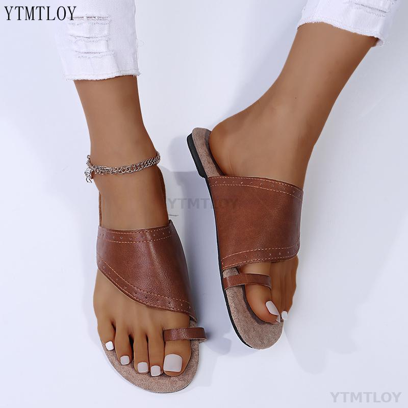 Woman Handmade Pu Solid Color Toe Flat Non Slip Comfortable Summer Elegant Slippers Ytmtloy Zapatillas Mujer Casa, Brown
Woman Handmade Pu Solid Color Toe Flat Non Slip Comfortable Summer Elegant Slippers Ytmtloy Zapatillas Mujer Casa, Brown