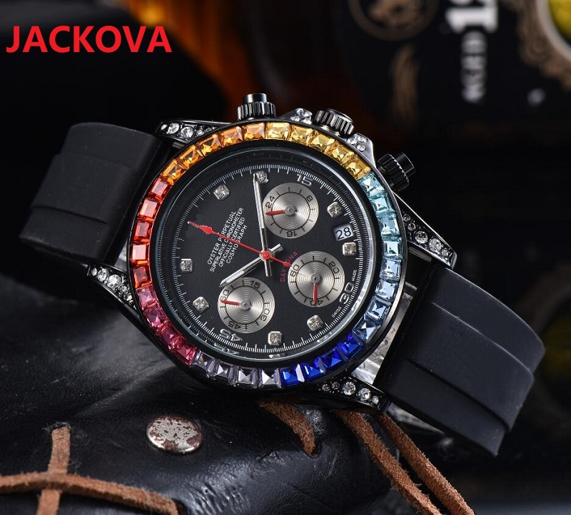 Top Big Diamonds Multi Funcitonal Watch Men high quality Silicone Buckle Strap Orologio di Lusso waterproof Wristwatch, As pic
Top Big Diamonds Multi Funcitonal Watch Men high quality Silicone Buckle Strap Orologio di Lusso waterproof Wristwatch, As pic