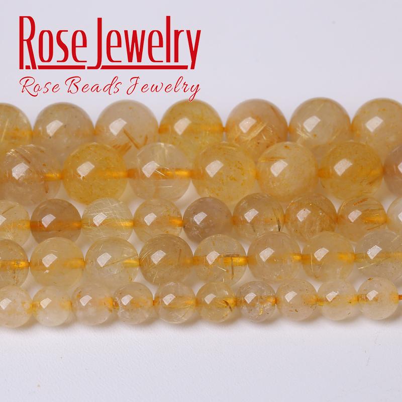 Other Natural Gold Rutilated Quartz Beads Round Loose Stone For Jewelry Making DIY Bracelet Necklace Accessories 4 6 8 10 12 Mm
Other Natural Gold Rutilated Quartz Beads Round Loose Stone For Jewelry Making DIY Bracelet Necklace Accessories 4 6 8 10 12 Mm
