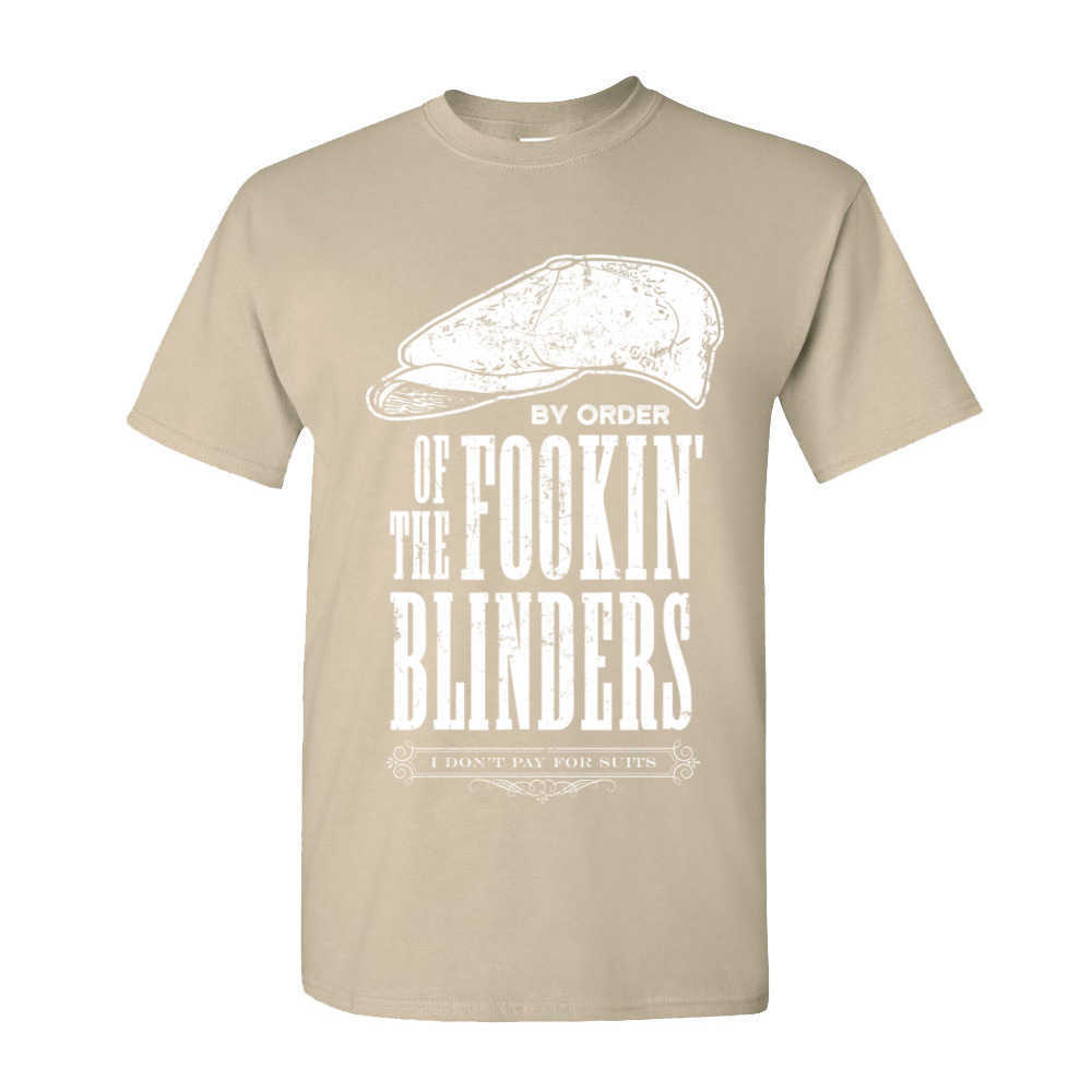 T Shirt Peaky Blinders Tops Tees Men Tshirt YEAR DAY Short Sleeve 100% Cotton Fabric Round Collar Man T-shirts Summer 210629