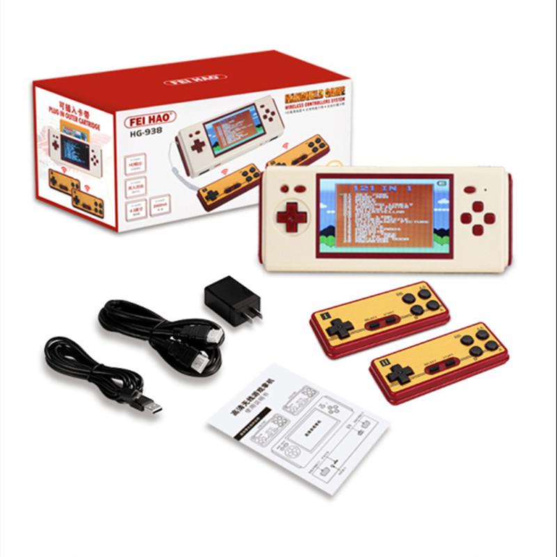Portable Game Players 4K HD Wireless Two Player Handheld Console Nostalgic 4.3-inch Large Screen Compatible With FC Yellow Multi Cartridge
Portable Game Players 4K HD Wireless Two Player Handheld Console Nostalgic 4.3-inch Large Screen Compatible With FC Yellow Multi Cartridge