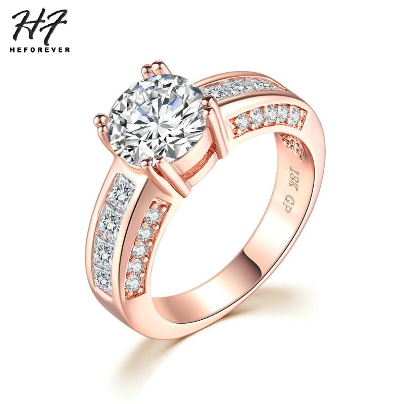 Wedding Rings Classic +cubic Zirconia For Women Rose Gold Color Engagement Fashion Jewelry Xmas Gift R036, Slivery;golden
Wedding Rings Classic +cubic Zirconia For Women Rose Gold Color Engagement Fashion Jewelry Xmas Gift R036, Slivery;golden