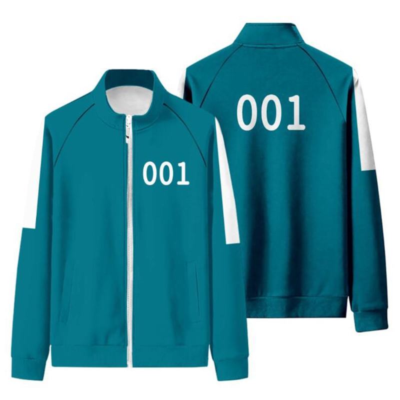 Squid Game Mens Tracksuits Li Zhengjae Same Jacket 456/218/067/001 Womens Casual Polyester Stand-up Collar Sweatshirt Suit, #067 jacket
Squid Game Mens Tracksuits Li Zhengjae Same Jacket 456/218/067/001 Womens Casual Polyester Stand-up Collar Sweatshirt Suit, #067 jacket