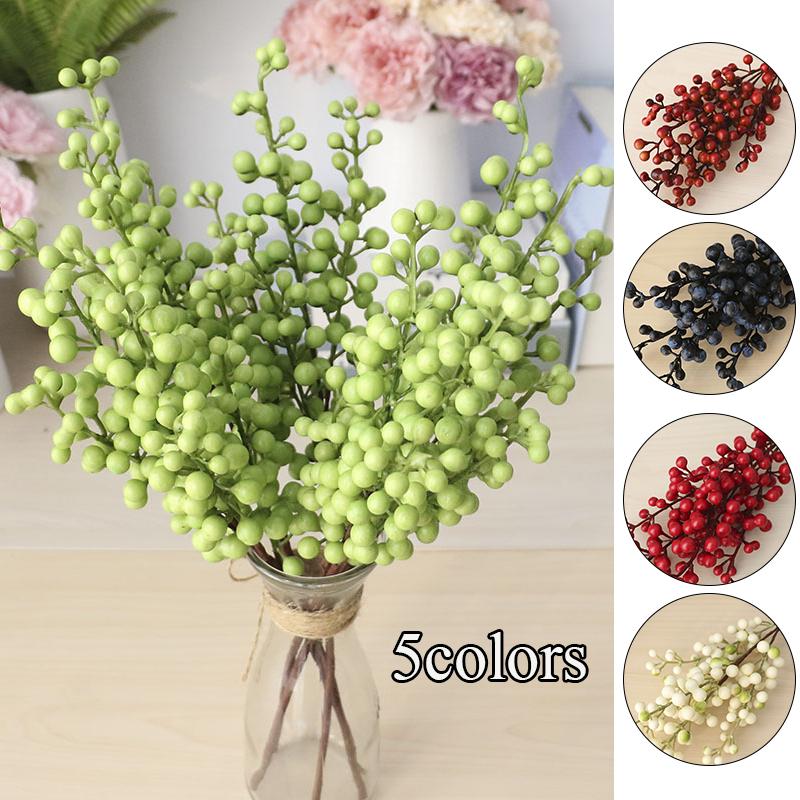 Party Decoration 1 Bunch Artificial Flower Red Bean Sprigs With Berries Simulation Home Garden Wedding Fake Plants
Party Decoration 1 Bunch Artificial Flower Red Bean Sprigs With Berries Simulation Home Garden Wedding Fake Plants