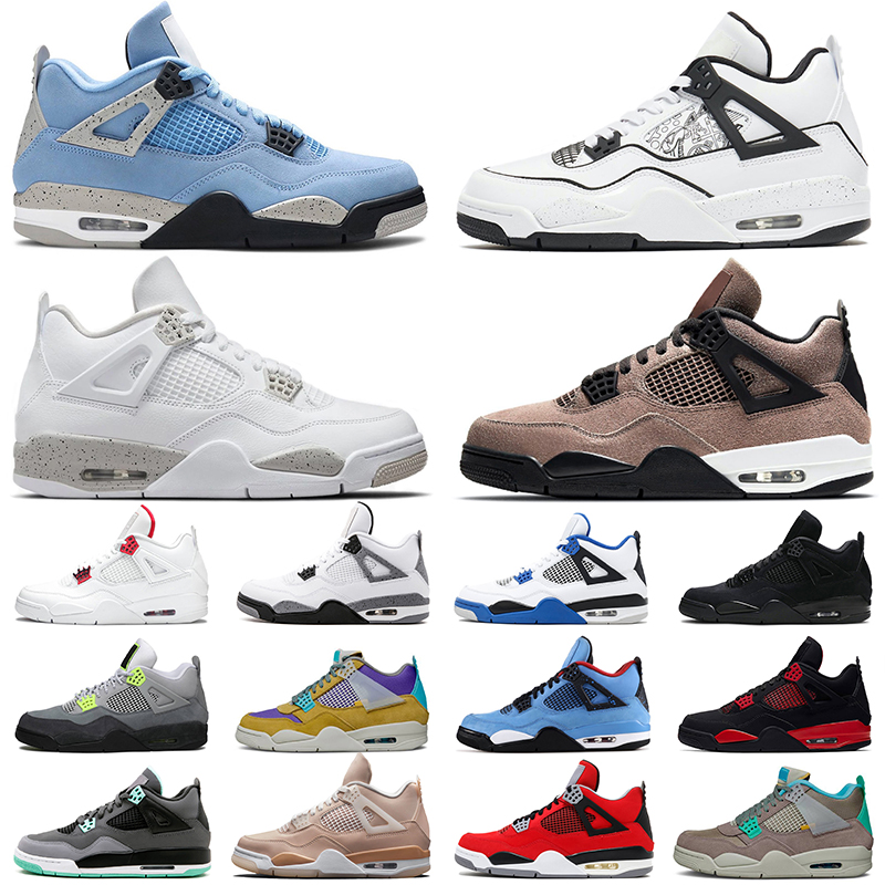 air jordan 4 retro basketball shoes aj4 University Blue Taupe Haze Black Cat Green Glow women mens trainers sports sneakers size 36-47, 4s alternate 89
air jordan 4 retro basketball shoes aj4 University Blue Taupe Haze Black Cat Green Glow women mens trainers sports sneakers size 36-47, 4s alternate 89