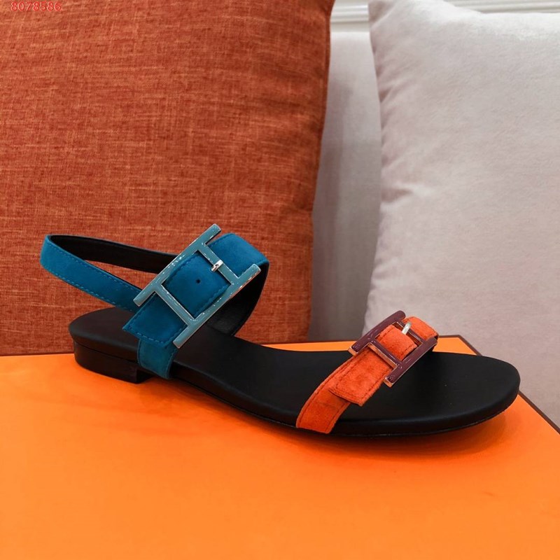 Luxury Fashion contracted Ladies Summer Sandal How many spliced leather abrasive leather a word design decoration skid resistant wear, Blue
Luxury Fashion contracted Ladies Summer Sandal How many spliced leather abrasive leather a word design decoration skid resistant wear, Blue