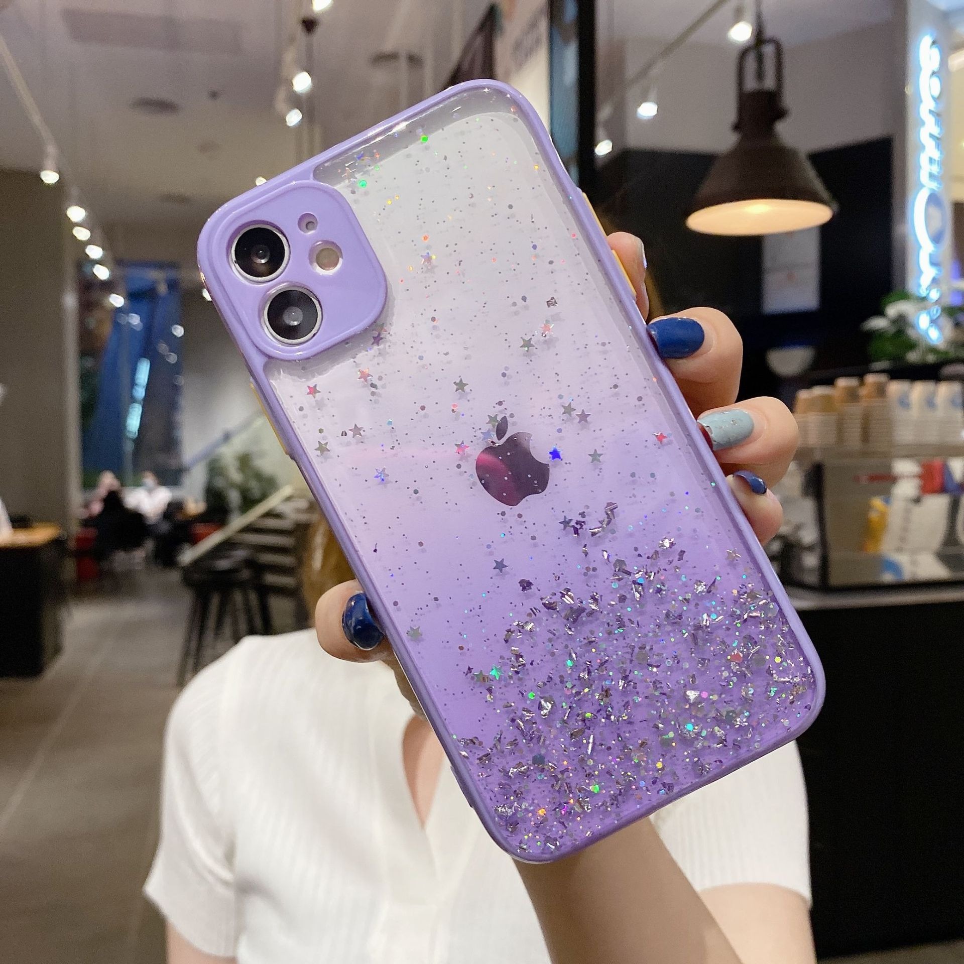 cases Flash powder gutta percha is suitable for iPhone xsmax anti falling cover iPhon e 11pro mobile phone shells hard shell se two color button
cases Flash powder gutta percha is suitable for iPhone xsmax anti falling cover iPhon e 11pro mobile phone shells hard shell se two color button