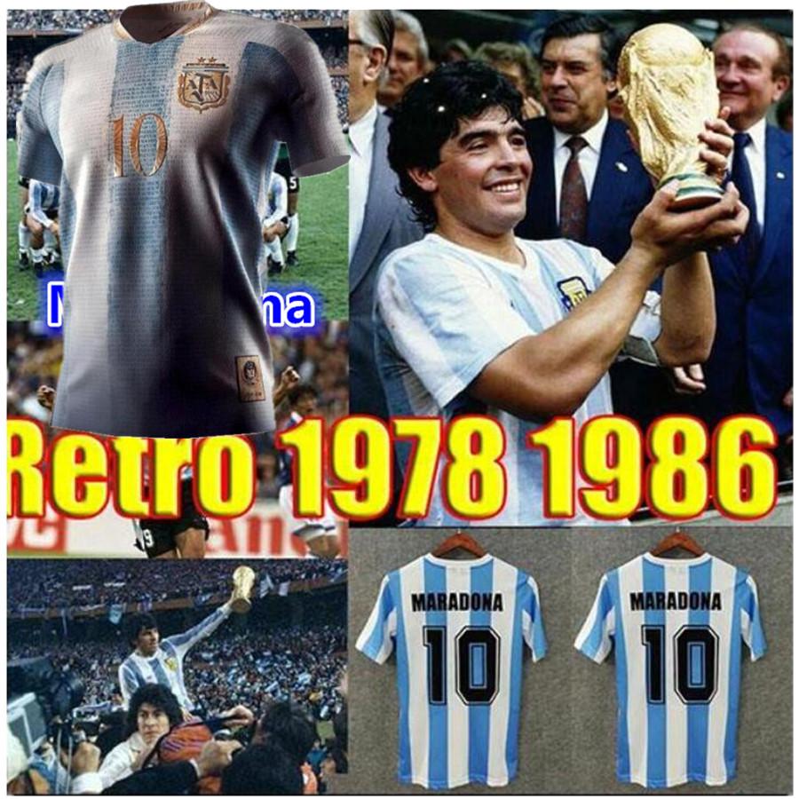 new kids kit best quality in 1986 Argentina Maradona home Soccer jersey Retro Version 86 Maradona CANIGGIA Quality Football Shirt Batistuta, Black;yellow
new kids kit best quality in 1986 Argentina Maradona home Soccer jersey Retro Version 86 Maradona CANIGGIA Quality Football Shirt Batistuta, Black;yellow