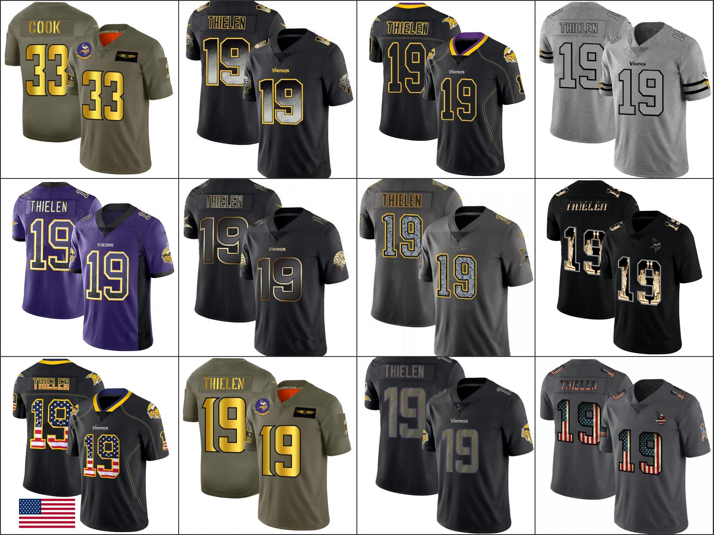 Jersey Minnesota''Vikings''Men #19 Adam Thielen''NFL''Women Youth Limited Football Jersey
Jersey Minnesota''Vikings''Men #19 Adam Thielen''NFL''Women Youth Limited Football Jersey