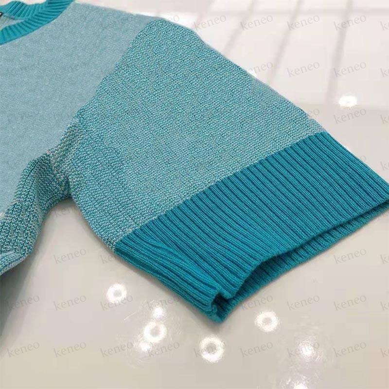 Womens Summer Short Sleeve Sweater Woman O-neck Knit Fashion Ins Style Trendy Letter Print Top Lady T-shirt High Quality Sweater Shirts, Blue
Womens Summer Short Sleeve Sweater Woman O-neck Knit Fashion Ins Style Trendy Letter Print Top Lady T-shirt High Quality Sweater Shirts, Blue