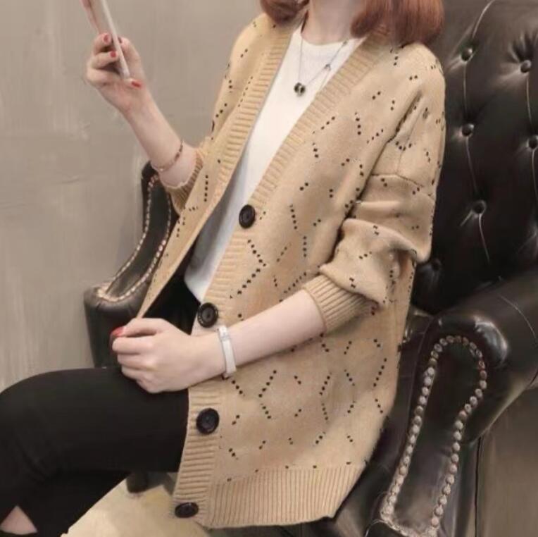 Fall 2021 Fashion Designer Women's Knits wear High-end comfort Cardigan Wool Women G letter print V-neck large size M, Customize
Fall 2021 Fashion Designer Women's Knits wear High-end comfort Cardigan Wool Women G letter print V-neck large size M, Customize
