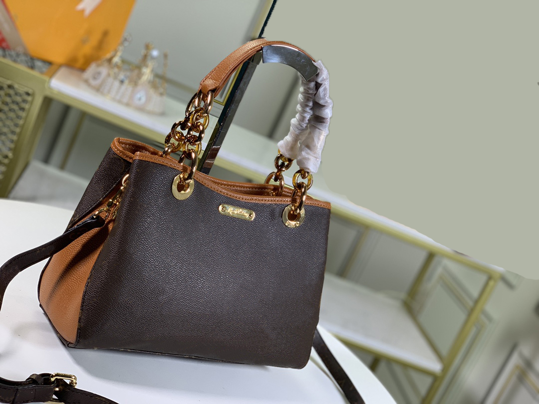 2023 Fashion Designer Women totes luxury lady classic flower letter Handbags Tops quality leather shoulder bags Chains crossbody Bag Original Plaid purses 42v866, Brown monogrames
2023 Fashion Designer Women totes luxury lady classic flower letter Handbags Tops quality leather shoulder bags Chains crossbody Bag Original Plaid purses 42v866, Brown monogrames