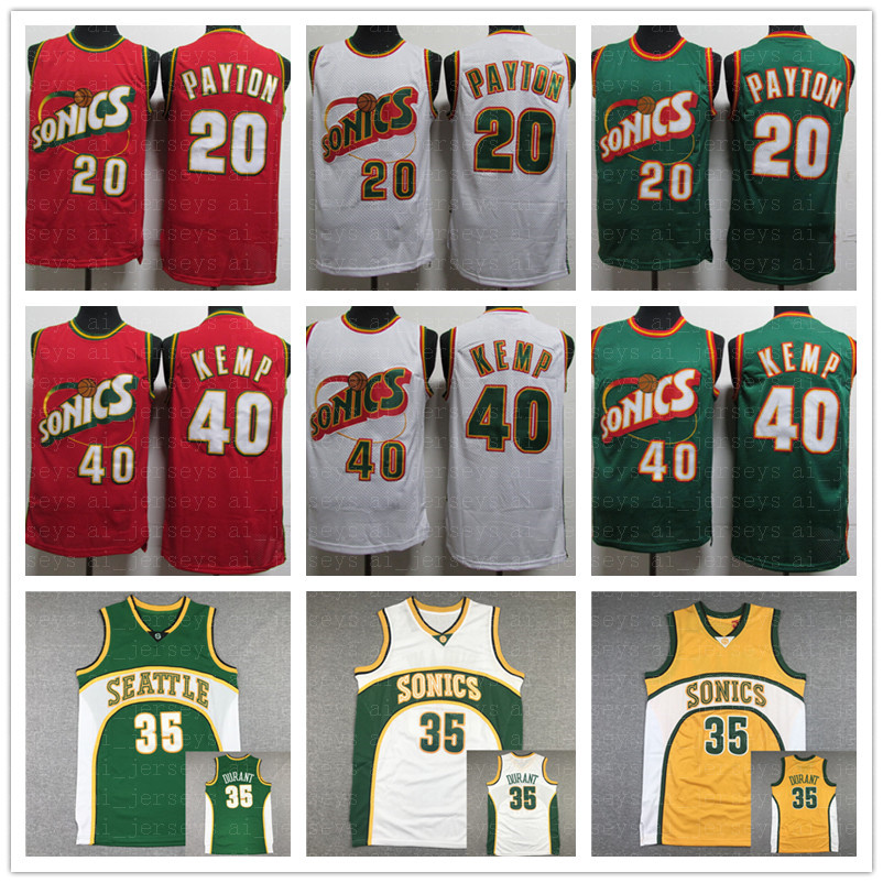 Mens Basketball Mitchell and Ness Durant 35 Payton 20 Kemp 40 Embroidery Logo Stitched Retro 2007 2008 1995 1996 Jerseys, 20 green
Mens Basketball Mitchell and Ness Durant 35 Payton 20 Kemp 40 Embroidery Logo Stitched Retro 2007 2008 1995 1996 Jerseys, 20 green
