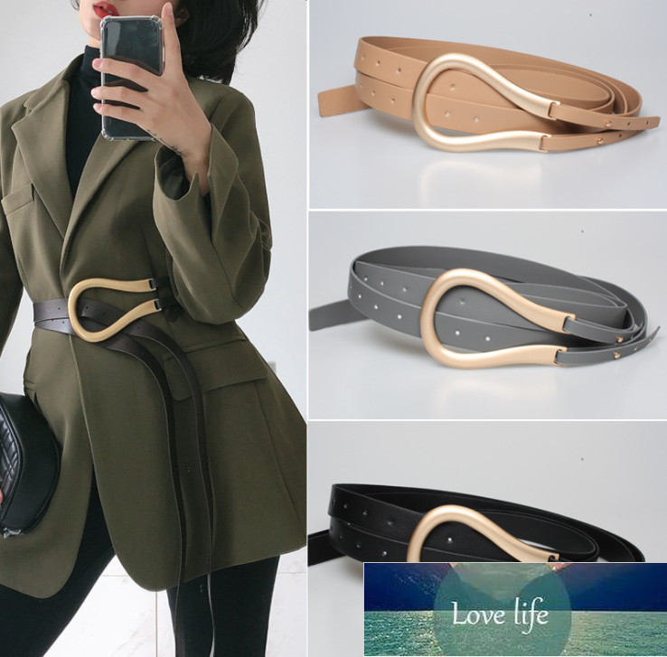 New Soft Faux Leather Belts Personality Big Alloy Buckle Thin Double Layer Waistbands Party Shirt Knotted Belt Long Straps Gift Factory price expert design Quality, As pic
New Soft Faux Leather Belts Personality Big Alloy Buckle Thin Double Layer Waistbands Party Shirt Knotted Belt Long Straps Gift Factory price expert design Quality, As pic