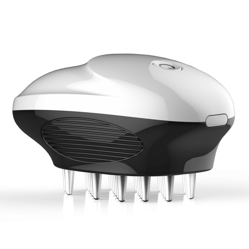 Silicone Electric Scalp Massage Comb for Hair Growth Vibrating Head r Hairbrush Acupuncture Pain X250928