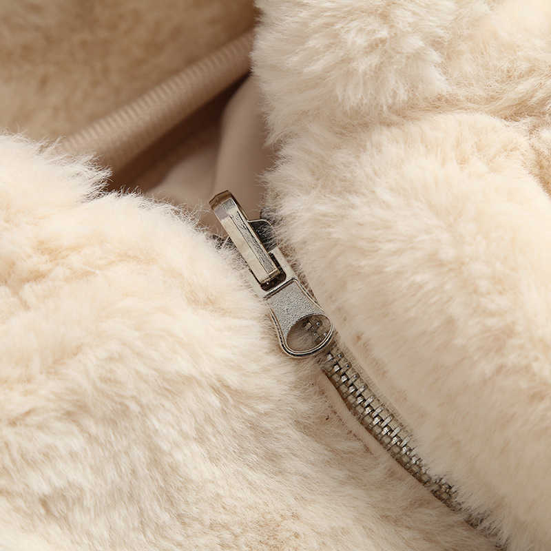 HWLZLTZHT Plus Size Fur Parkas Double-sided Winter Women Jacket Casual Thick Warm Inside Hooded Jackets For Female 211008