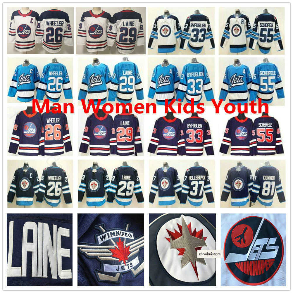 Men Women Youth Kids Winnipeg Jets Ice Hockey 26 Blake Wheeler 37 Connor Hellebuyck 81 Kyle Connor 55 Mark Scheifele Stitched Jerseys, White men size s-xxxl
Men Women Youth Kids Winnipeg Jets Ice Hockey 26 Blake Wheeler 37 Connor Hellebuyck 81 Kyle Connor 55 Mark Scheifele Stitched Jerseys, White men size s-xxxl