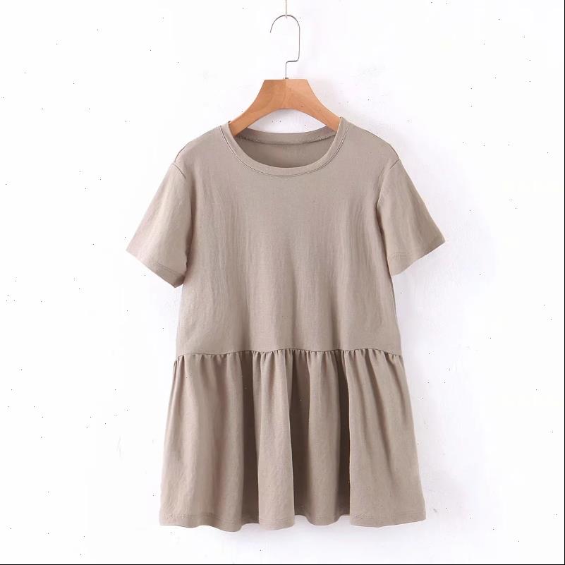 women o neck short sleeve solid woman knitting t shirt fashion casual lady ruffled hem loose t1297, White
women o neck short sleeve solid woman knitting t shirt fashion casual lady ruffled hem loose t1297, White
