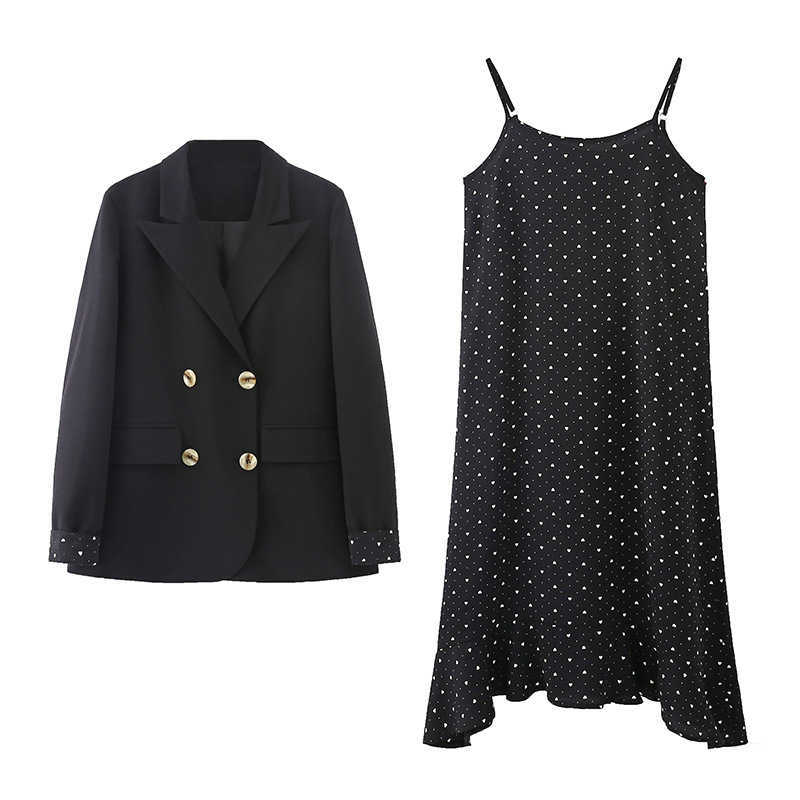 Plus size women's XL-5XL feminine suit jacket solid color ladies small Elegant polka-dot sling dress women 210527, Skirt-1
Plus size women's XL-5XL feminine suit jacket solid color ladies small Elegant polka-dot sling dress women 210527, Skirt-1