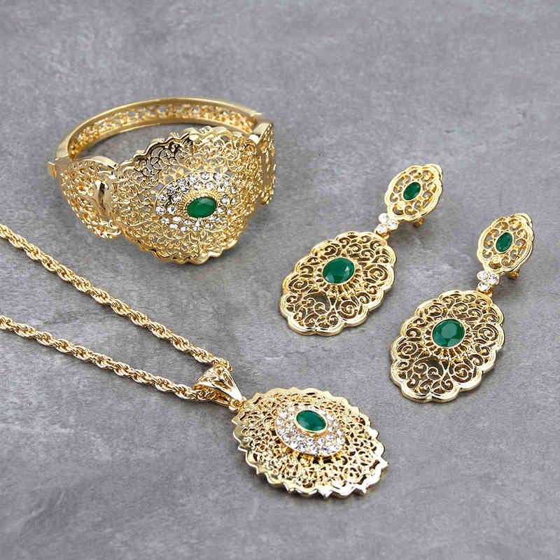 Chic Sunspicems Morocco Wedding Jewelry Set Gold Color Drop Earring Cuff Bracelet Bangle Pendant Necklace Arab Hollow Metal Gift
Chic Sunspicems Morocco Wedding Jewelry Set Gold Color Drop Earring Cuff Bracelet Bangle Pendant Necklace Arab Hollow Metal Gift